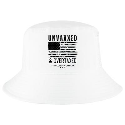 Unvaxxed And Overtaxed Cool Comfort Performance Bucket Hat