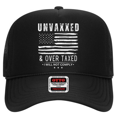 Unvaxxed And Overtaxed Trucker Hat