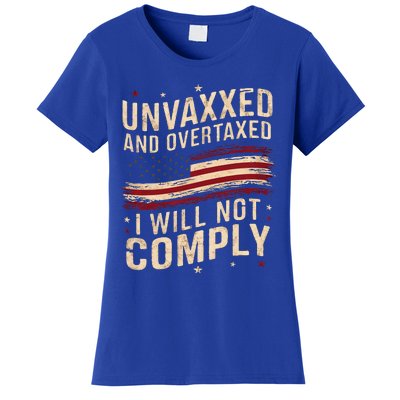 Unvaxxed And Overtaxed Vintage Women's T-Shirt