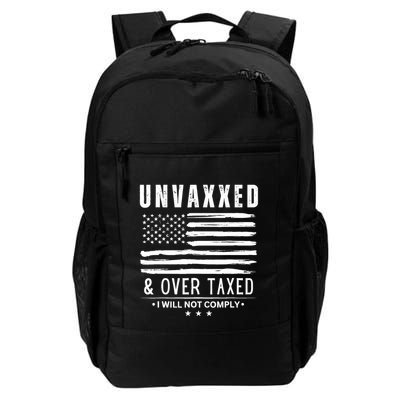 Unvaxxed And Overtaxed Daily Commute Backpack