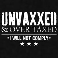 Unvaxxed And Overtaxed I Will Not Comply Ladies PosiCharge Tri-Blend Wicking Tank