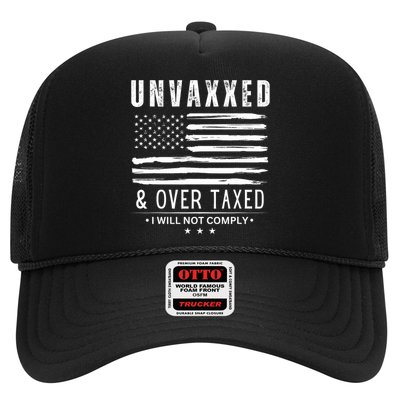 Unvaxxed And Overtaxed Trucker Hat