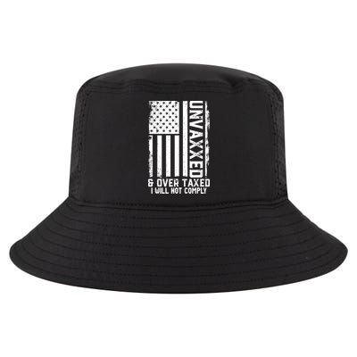 Unvaxxed And Overtaxed Cool Comfort Performance Bucket Hat