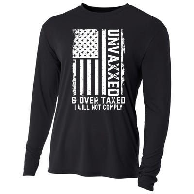 Unvaxxed And Overtaxed Cooling Performance Long Sleeve Crew