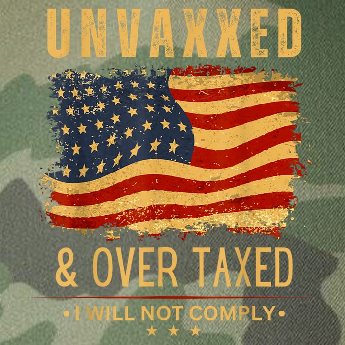 Unvaxxed And Overtaxed Legacy Tie Dye Trucker Hat