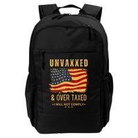 Unvaxxed And Overtaxed Daily Commute Backpack