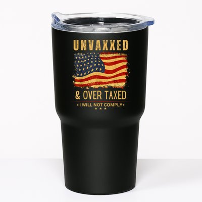 Unvaxxed And Overtaxed Tumbler