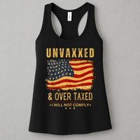 Unvaxxed And Overtaxed Womens Tank Top