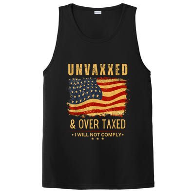 Unvaxxed And Overtaxed PosiCharge Competitor Tank