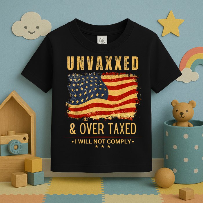 Unvaxxed And Overtaxed Toddler T-Shirt