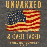 Unvaxxed And Overtaxed Cotton Canvas Backpack
