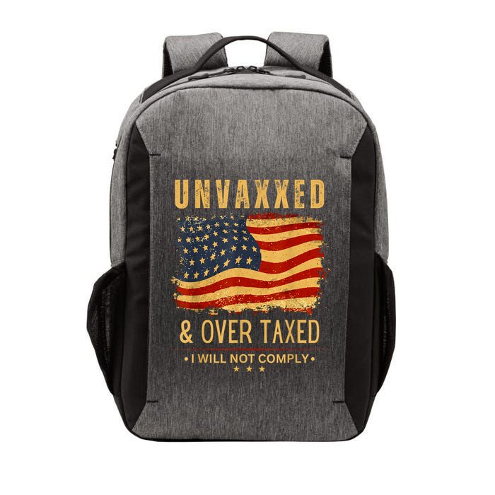 Unvaxxed And Overtaxed Vector Backpack