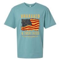 Unvaxxed And Overtaxed Sueded Cloud Jersey T-Shirt