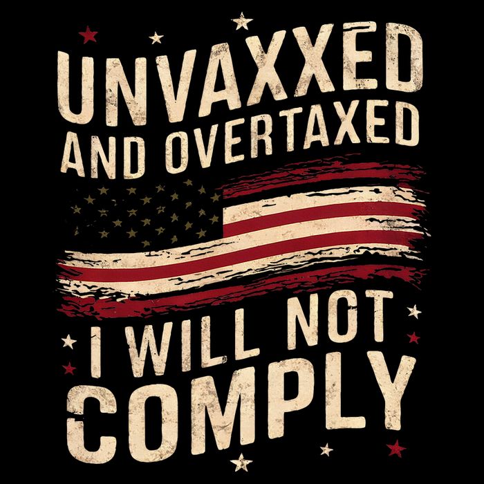 Unvaxxed And Overtaxed Mousepad