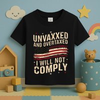 Unvaxxed And Overtaxed Toddler T-Shirt