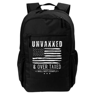 Unvaxxed And Overtaxed Daily Commute Backpack