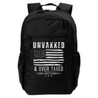 Unvaxxed And Overtaxed Daily Commute Backpack