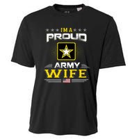 U.S. Army Proud Us Army Wife Military Veteran Pride Cooling Performance Crew T-Shirt