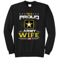 U.S. Army Proud Us Army Wife Military Veteran Pride Sweatshirt