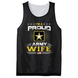 U.S. Army Proud Us Army Wife Military Veteran Pride Mesh Reversible Basketball Jersey Tank