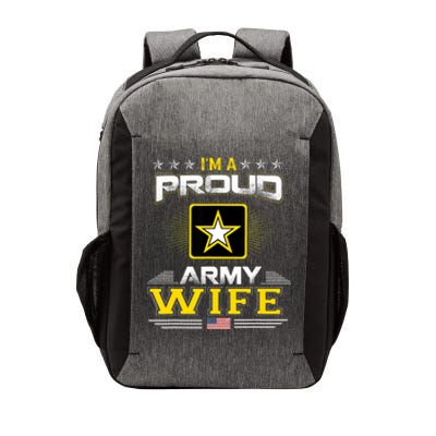 U.S. Army Proud Us Army Wife Military Veteran Pride Vector Backpack