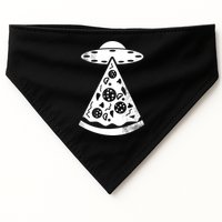 UFO Alien Pizza USA-Made Doggie Bandana