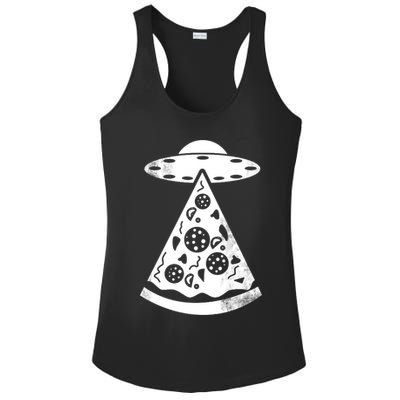 UFO Alien Pizza Ladies PosiCharge Competitor Racerback Tank