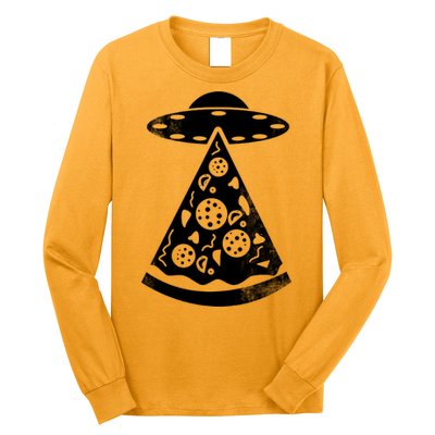 UFO Alien Pizza Long Sleeve Shirt