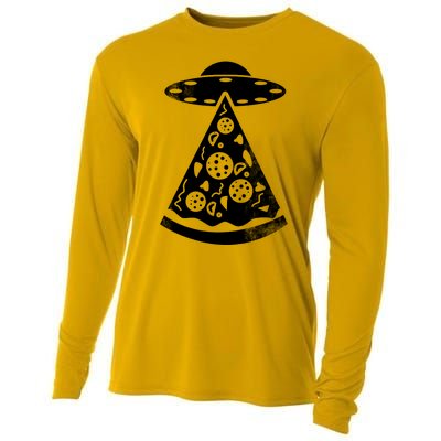 UFO Alien Pizza Cooling Performance Long Sleeve Crew