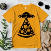 UFO Alien Pizza Premium T-Shirt