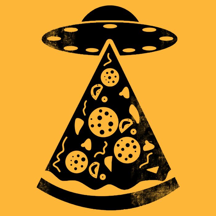 UFO Alien Pizza Premium T-Shirt