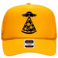 UFO Alien Pizza Trucker Hat