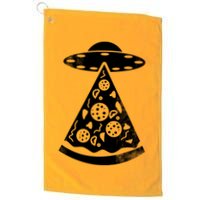 UFO Alien Pizza Golf Towel