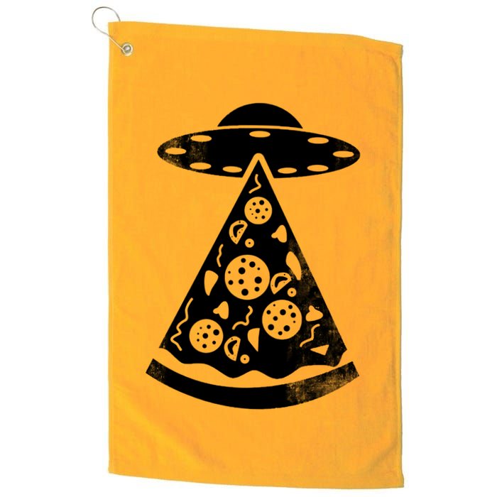 UFO Alien Pizza Golf Towel