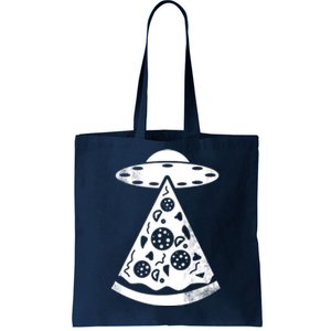 UFO Alien Pizza Tote Bag