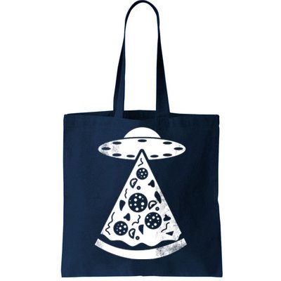 UFO Alien Pizza Tote Bag