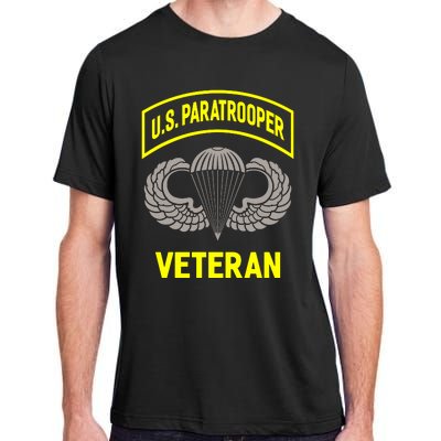 U.S Airborne Paratroopers Veteran Vintage Adult ChromaSoft Performance T-Shirt