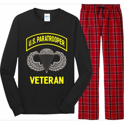 U.S Airborne Paratroopers Veteran Vintage Long Sleeve Pajama Set