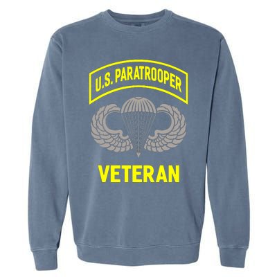 U.S Airborne Paratroopers Veteran Vintage Garment-Dyed Sweatshirt