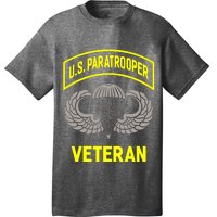 U.S Airborne Paratroopers Veteran Vintage T-Shirt