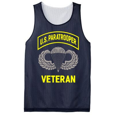 U.S Airborne Paratroopers Veteran Vintage Mesh Reversible Basketball Jersey Tank