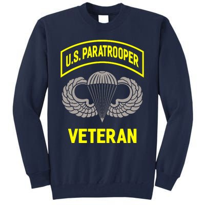 U.S Airborne Paratroopers Veteran Vintage Tall Sweatshirt