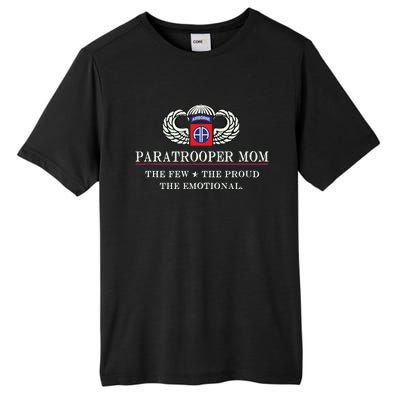 Us Airborne Paratrooper Mom Veteran Veterans Day Tank Top Tall Fusion ChromaSoft Performance T-Shirt