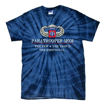 Us Airborne Paratrooper Mom Veteran Veterans Day Tank Top Tie-Dye T-Shirt