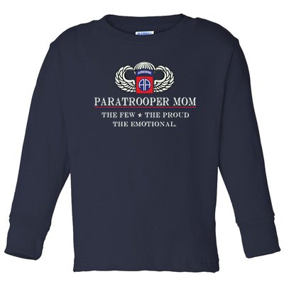 Us Airborne Paratrooper Mom Veteran Veterans Day Tank Top Toddler Long Sleeve Shirt