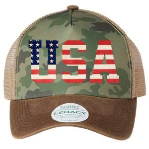 Usa American Pride Festive Legacy Tie Dye Trucker Hat