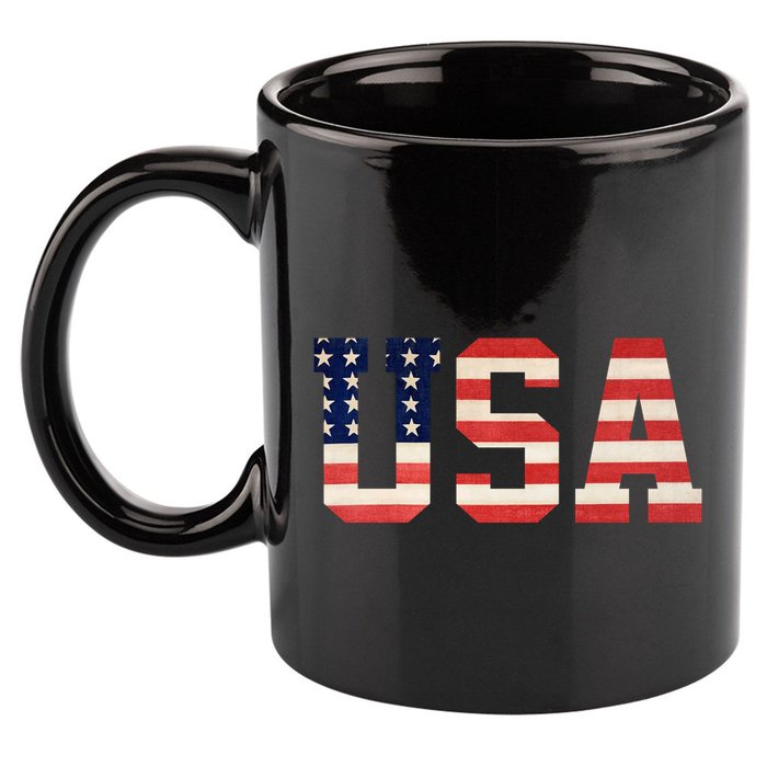 Usa American Pride Festive 11oz C Handle Ceramic Mug