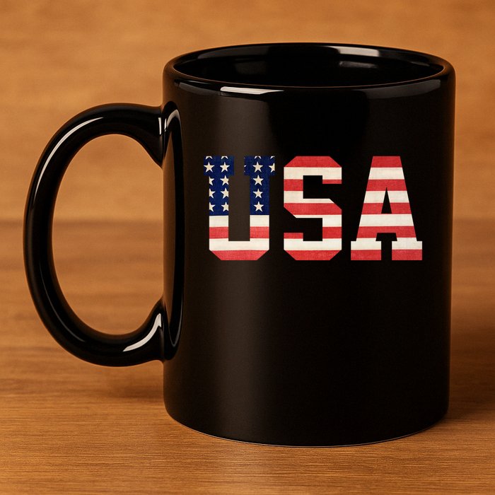 Usa American Pride Festive 11oz C Handle Ceramic Mug