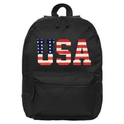 Usa American Pride Festive 16 in Basic Backpack