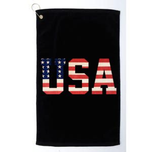 Usa American Pride Festive Platinum Collection Golf Towel